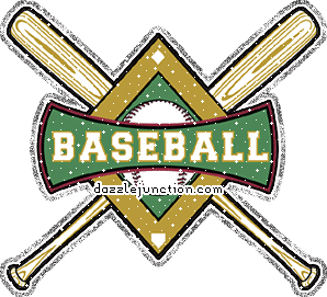 Baseball Glitter Sports image