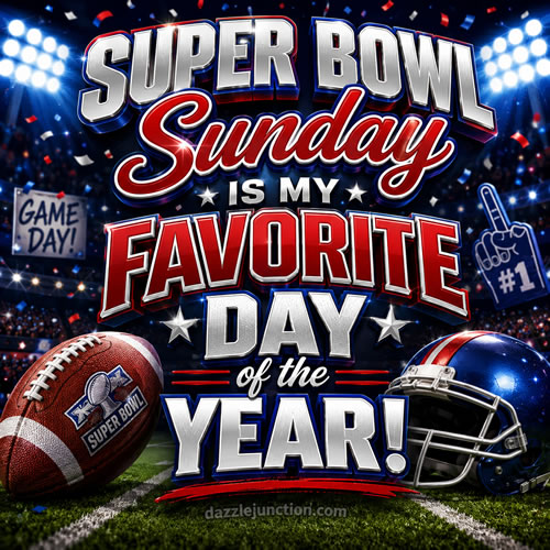 Favorite Day Super Bowl Sunday image