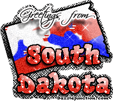 Sdakota Greeting State of South Dakota image