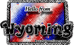 Wyoming Greeting State of Wyoming image