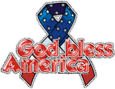 God Bless America Ribbon image