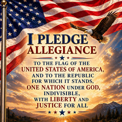 Pledge Of Allegiance America image