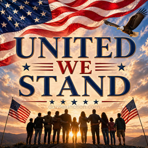 United We Stand Sunset America image