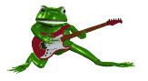 Frog Plays Guitar