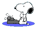 Snoopy Types Animations image