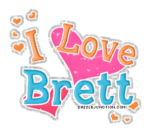 I Love Brett I love Boys Names image