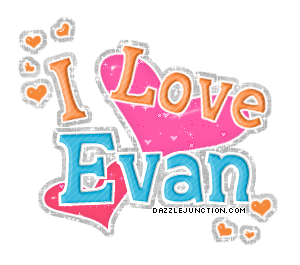 I Love Evan I love Boys Names image