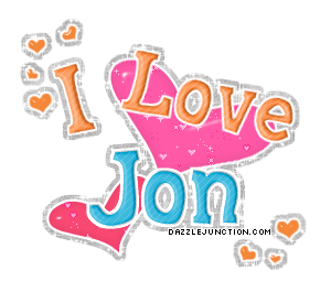 I Love Jon I love Boys Names image