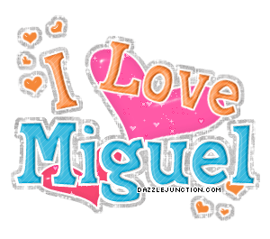 I Love Miguel I love Boys Names image