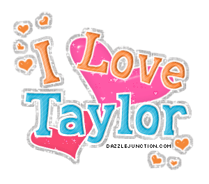I Love Taylor I love Boys Names image