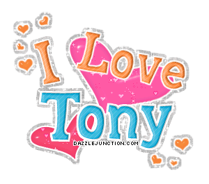 I Love Tony I love Boys Names image