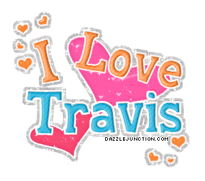 I Love Travis I love Boys Names image