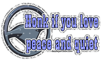 Honk Peace Quiet Funny image