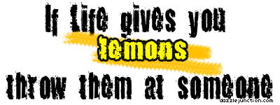 Life Gives U Lemons Funny image
