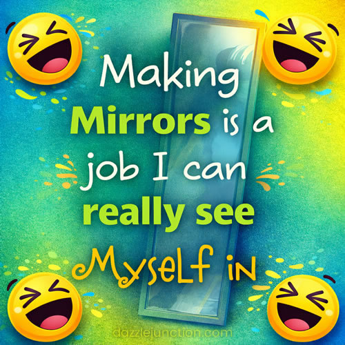 Mirrors Funny image