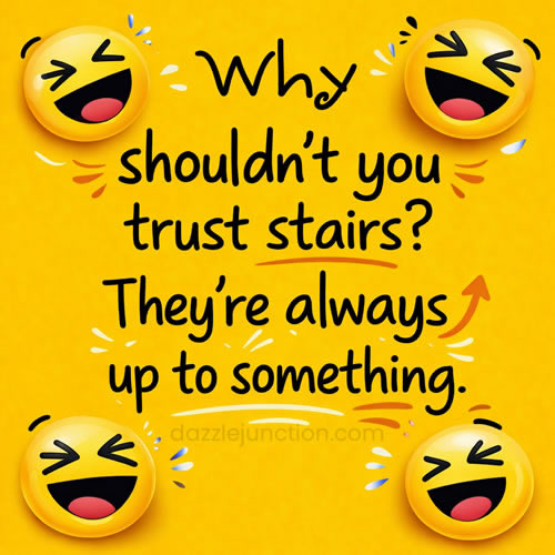 Trust Stairs Funny image