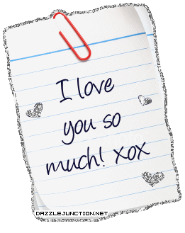 Love You Glitter Notes image