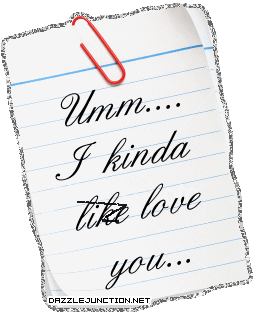 Love You Glitter Notes image