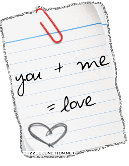 Love You Glitter Notes image