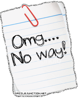 No Way Glitter Notes image