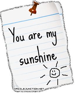Sunshine Glitter Notes image