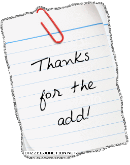 Thanks For The Add Glitter Notes image