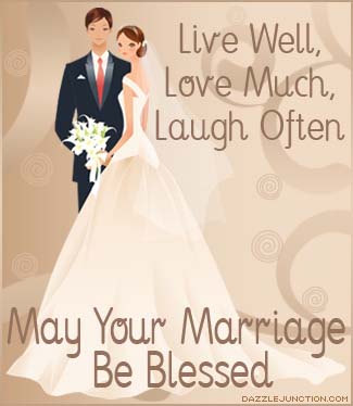Be Blessed Wedding Marriage image