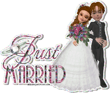 Just Married Wedding Marriage image