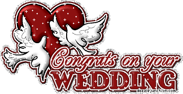 Wedding Congrats Doves Wedding Marriage image