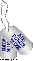 Airforcewife Dog Tag Military image