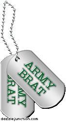 Armybrat Dog Tag Military image