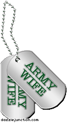 Armywife Dog Tag