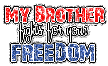 Brother Fights For Freedom Military image