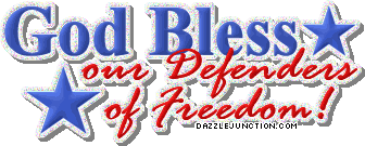 Freedom God Bless Military image
