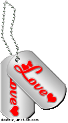 Love Dog Tag Military image