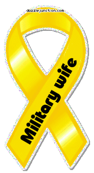 Military Wife Ribbon image
