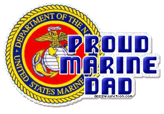 Proud Marine Dad Military image