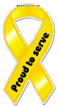Proud To Serve Ribbon