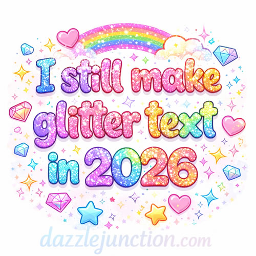 Glitter Text In 2026