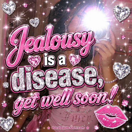 Jealousy Disease Retro image