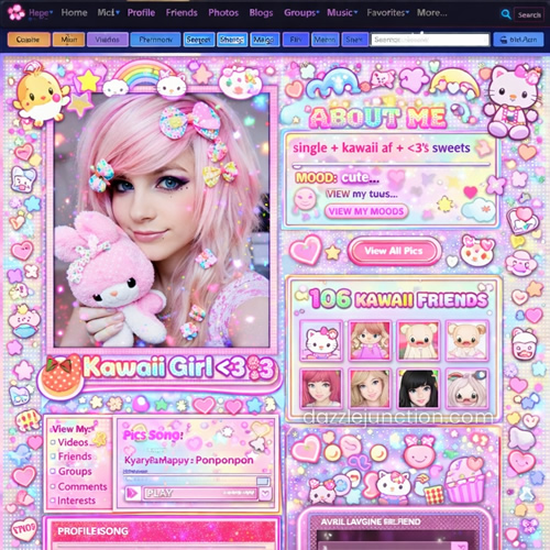 Kawaii Myspace Profile