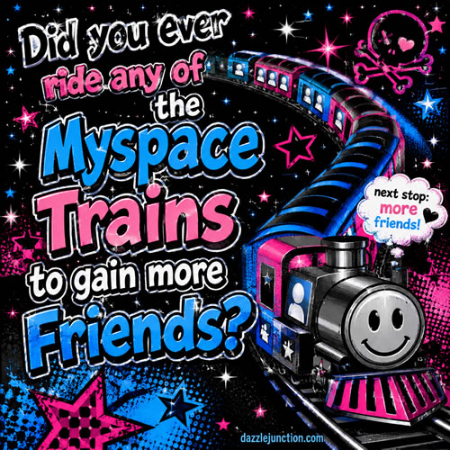 Myspace Trains Retro image