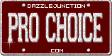 Pro Choice Vanity Tags image