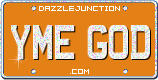 Why Me God Vanity Tags image