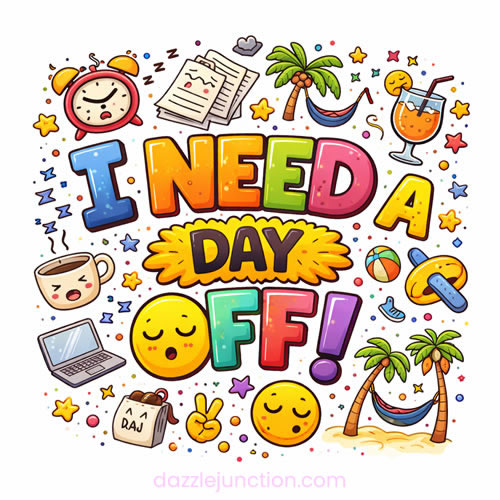 Need A Day Off Work image