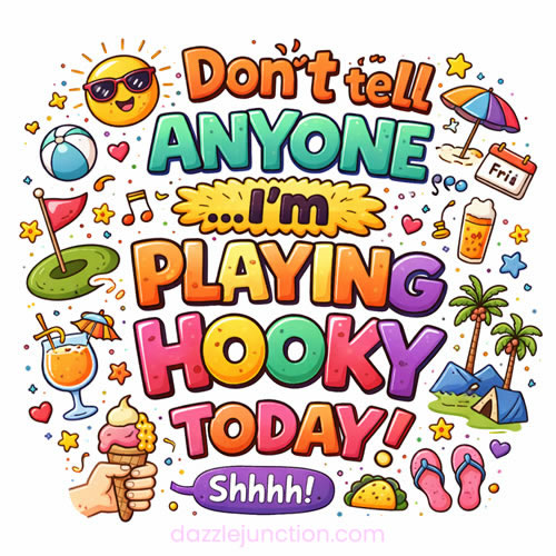 Playing Hooky Today Work image