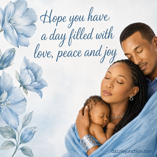 Day Filled African American greeting image