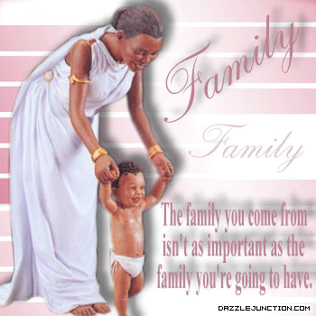 Family Important African American greeting image