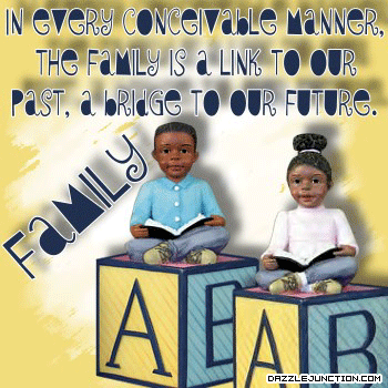 Family Link African American greeting image