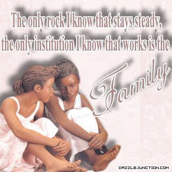 Family Rock African American greeting image